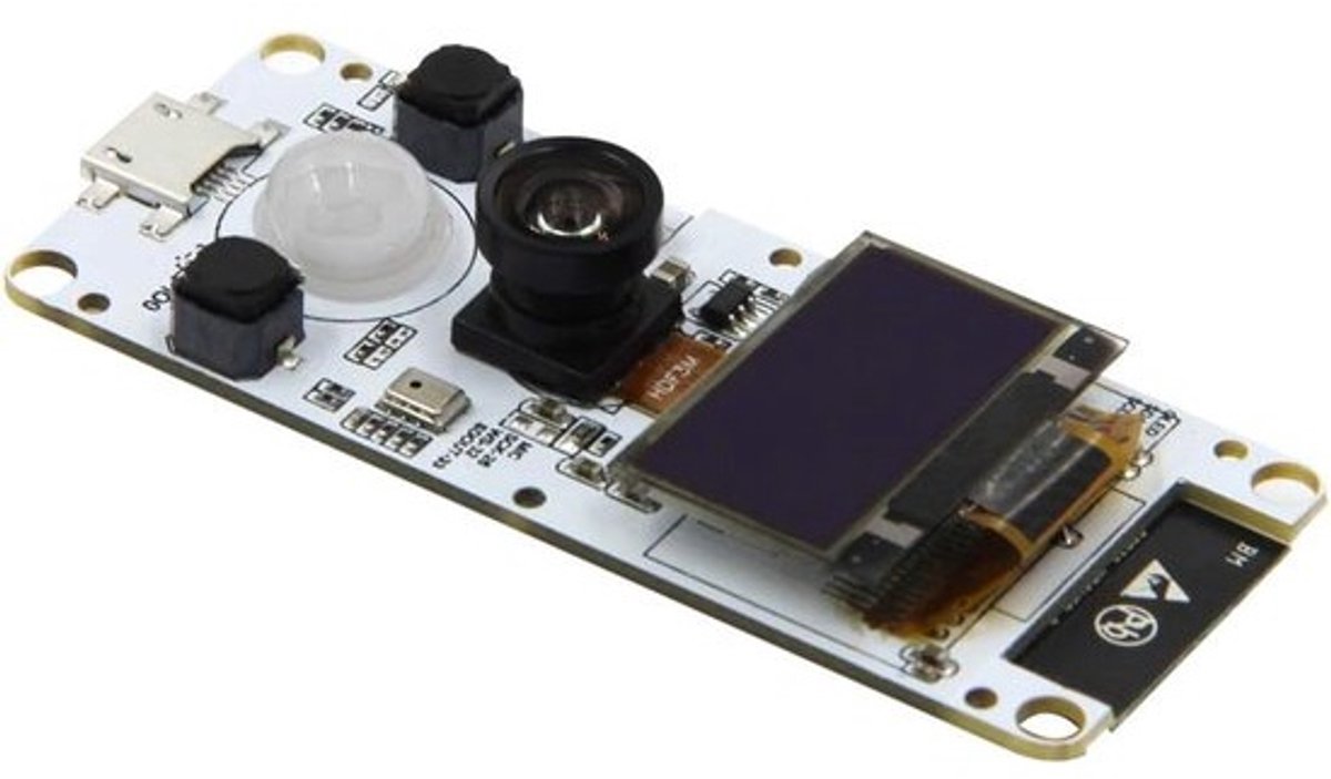 Camera Module - ESP32 Ontwikkelbord - Beveiligingsprojecten - Ingebouwde Wi-Fi Bluetooth - 4MB Flash 8MB PSRAM - Zwart