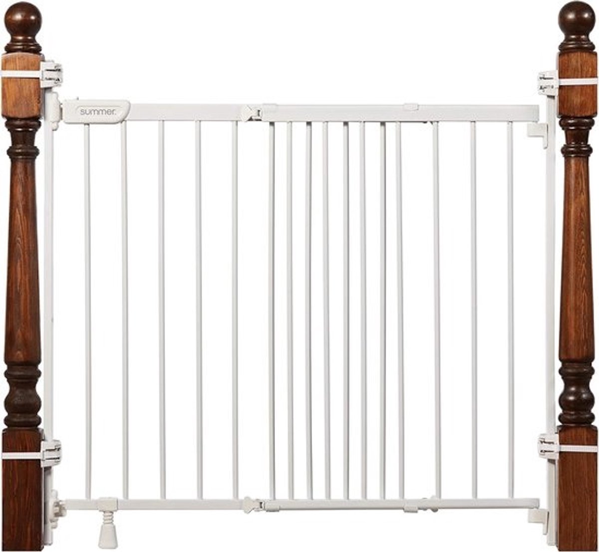 Extra Brede Veiligheidspoort voor Baby en Trap - Wit - 81-117 cm