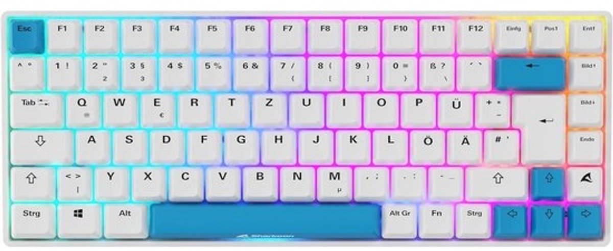Mechanisch Gaming Toetsenbord 75% Layout Hot-Swap PBT Keycaps RGB Verlichting