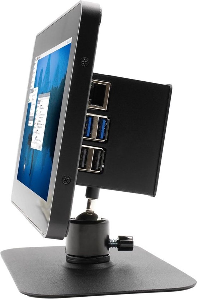 Display Behuizing voor Raspberry Pi Touch Display 2 en Raspberry Pi 5 - Met Ruimte voor HATs & Koeling
