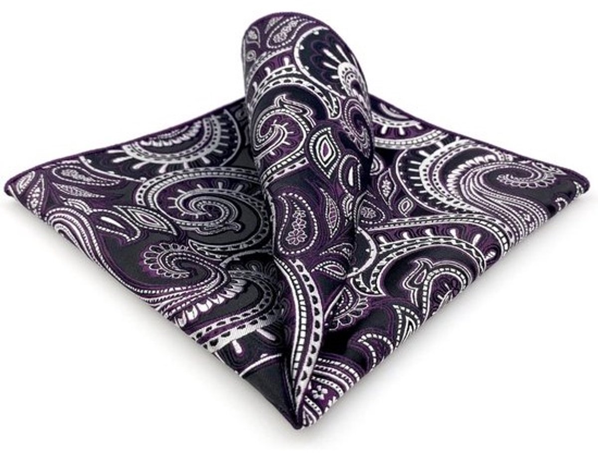 Zakdoek voor heren met paisleypatroon - Perfect voor kostuum en business