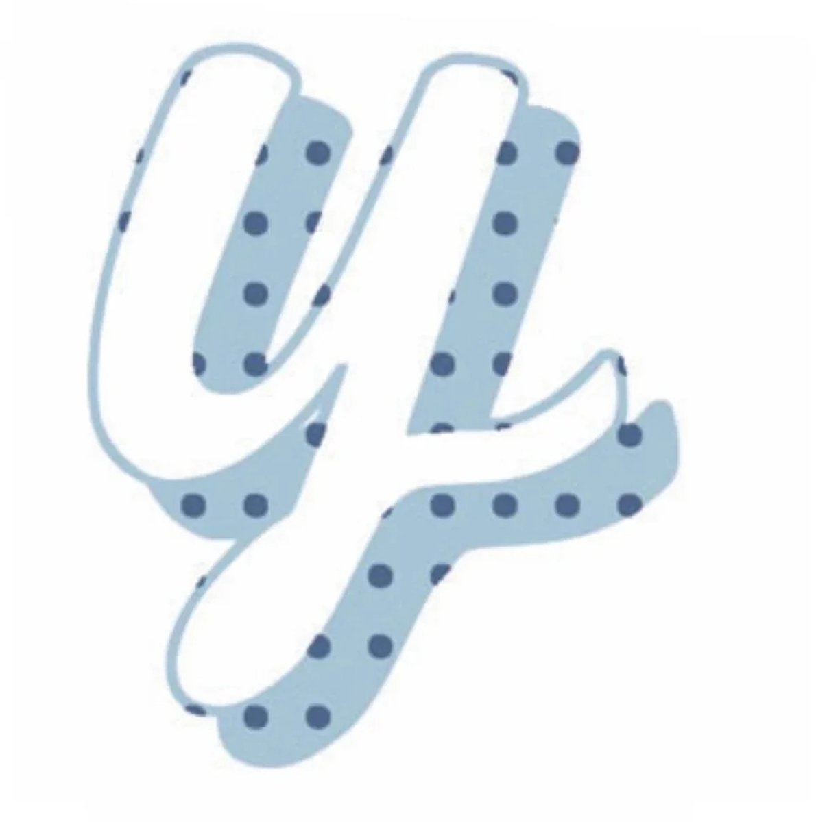Lilipinso stickers blauwe letter y