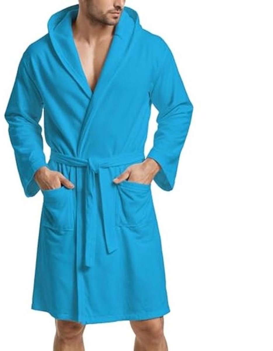 Unisex Microfiber Bademantel voor Volwassenen - Comfortabele en Praktische Badjas