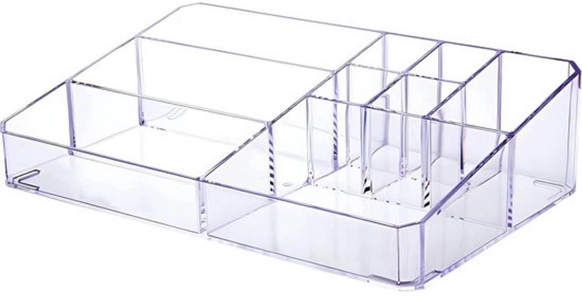 Transparante Make-up Organizer met Compartimenten - Huidverzorging en Schoonheidsaccessoires Opslag