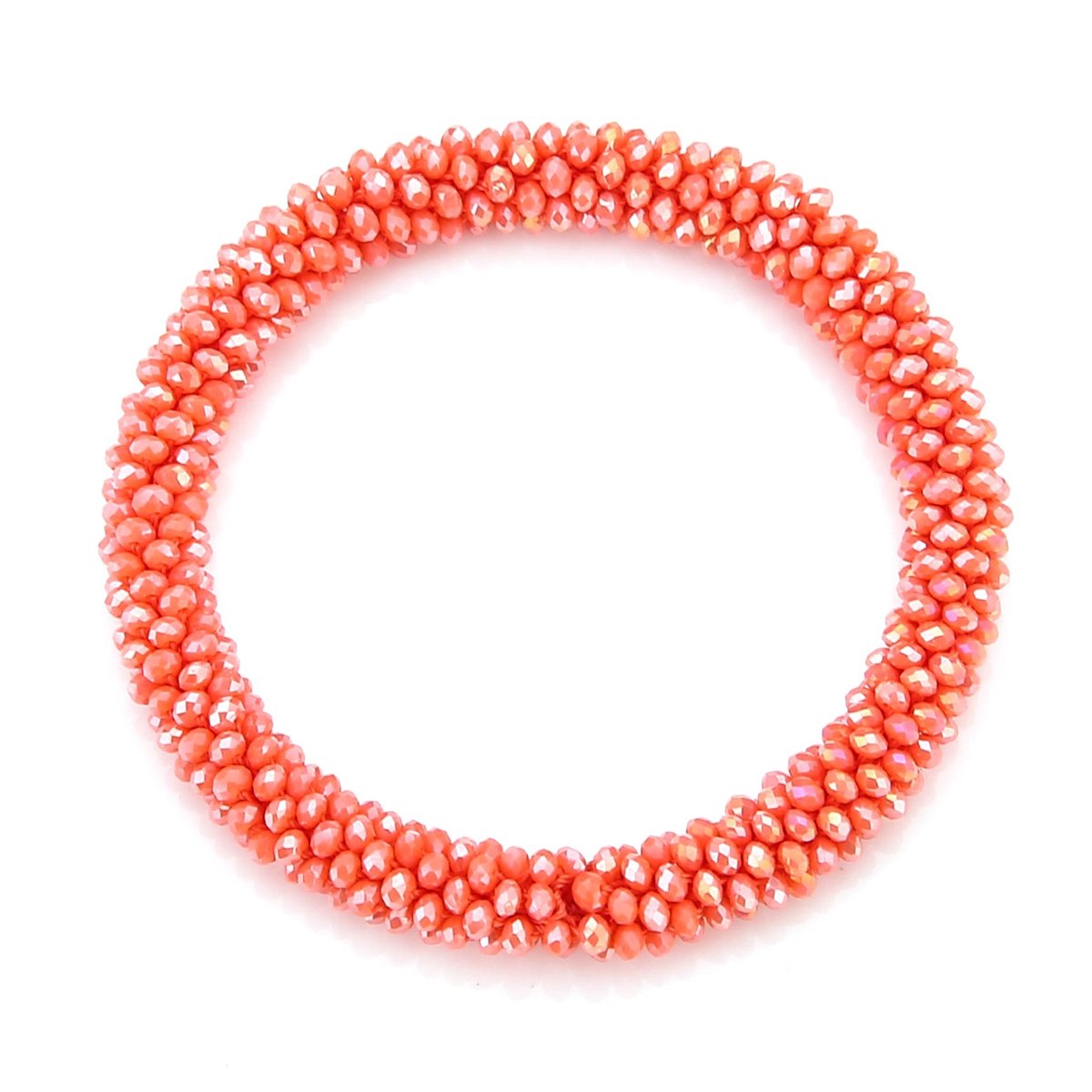 Michelle Bijou Armband Kralen rood oranje