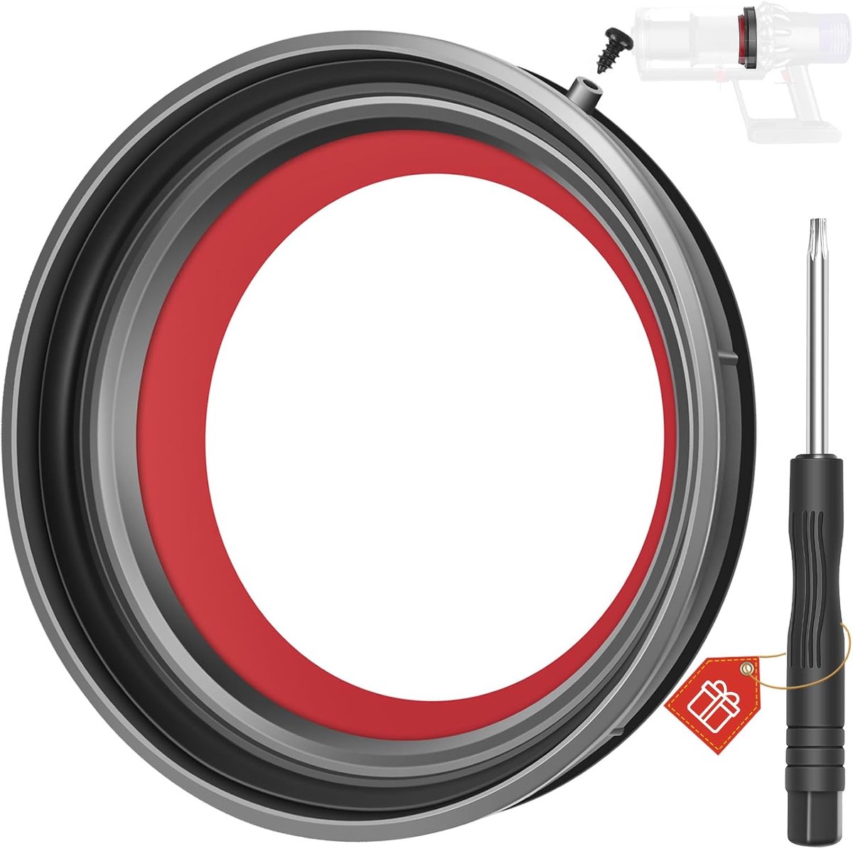 Afdichtring voor Dyson V10 SV12 SV13 SV27 stofreservoir, reserveonderdelen, afdichtring, houder voor Dyson V10, stofaccessoires, stofzuiger, afvalcontainer, reserveonderdeel reparatie