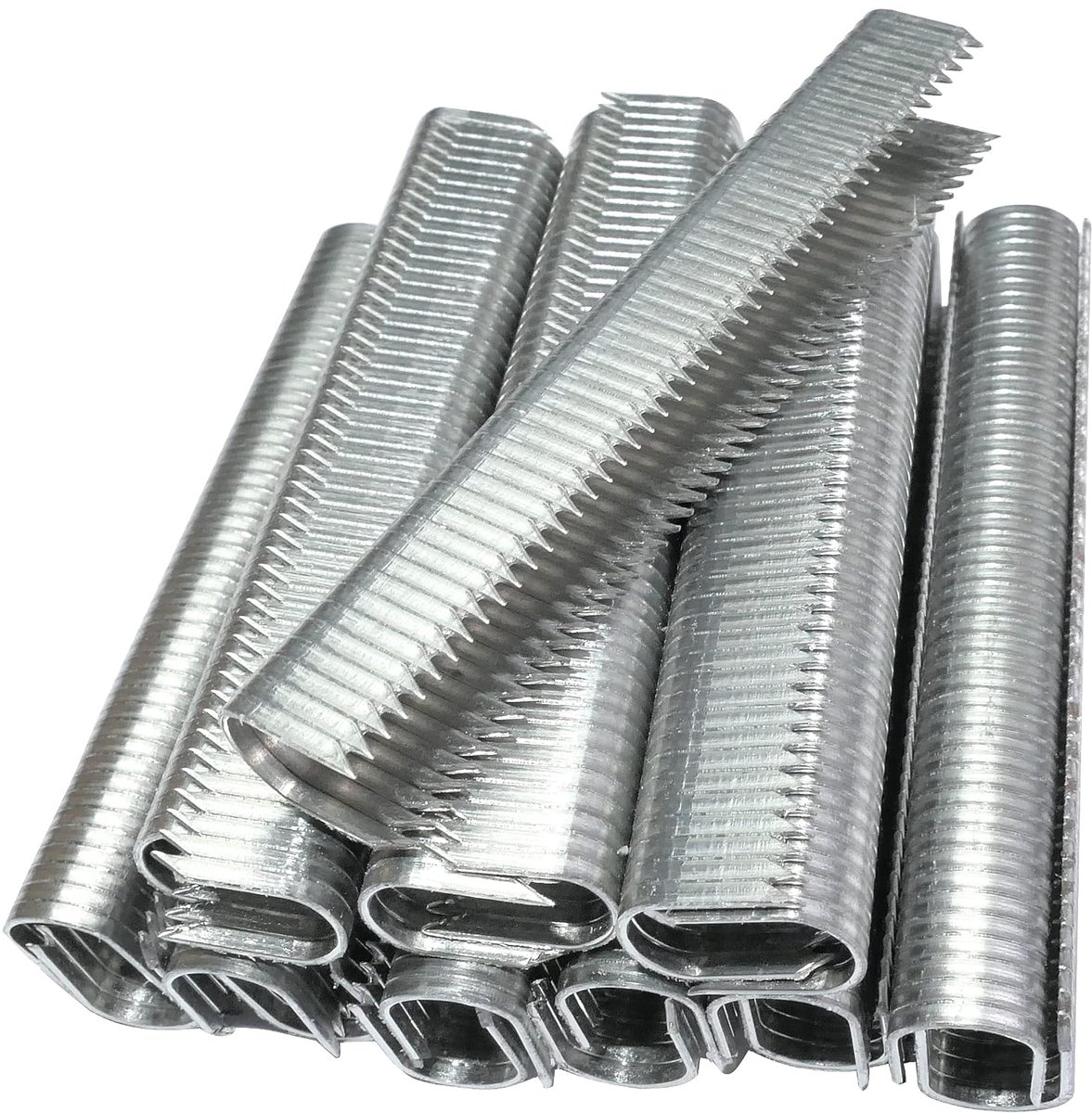 Set van 2000 afgeronde nietjes 10,0 x 7,7 mm voor kabel en draad type 36 in U-vorm - nietaccessoires - voor handnieters - van gehard staal - C49647