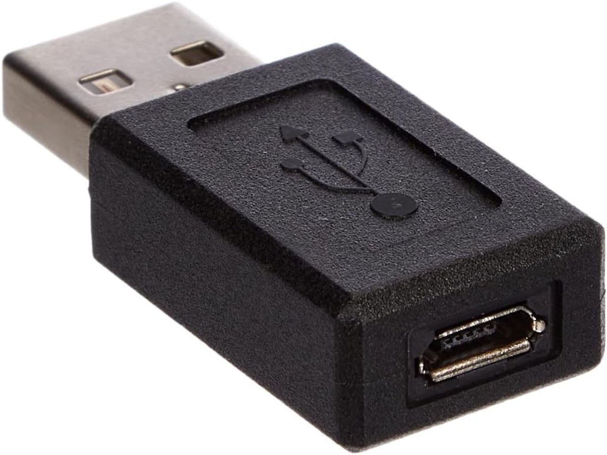 USB-adapter Micro USB B/bus - USB A/stekker