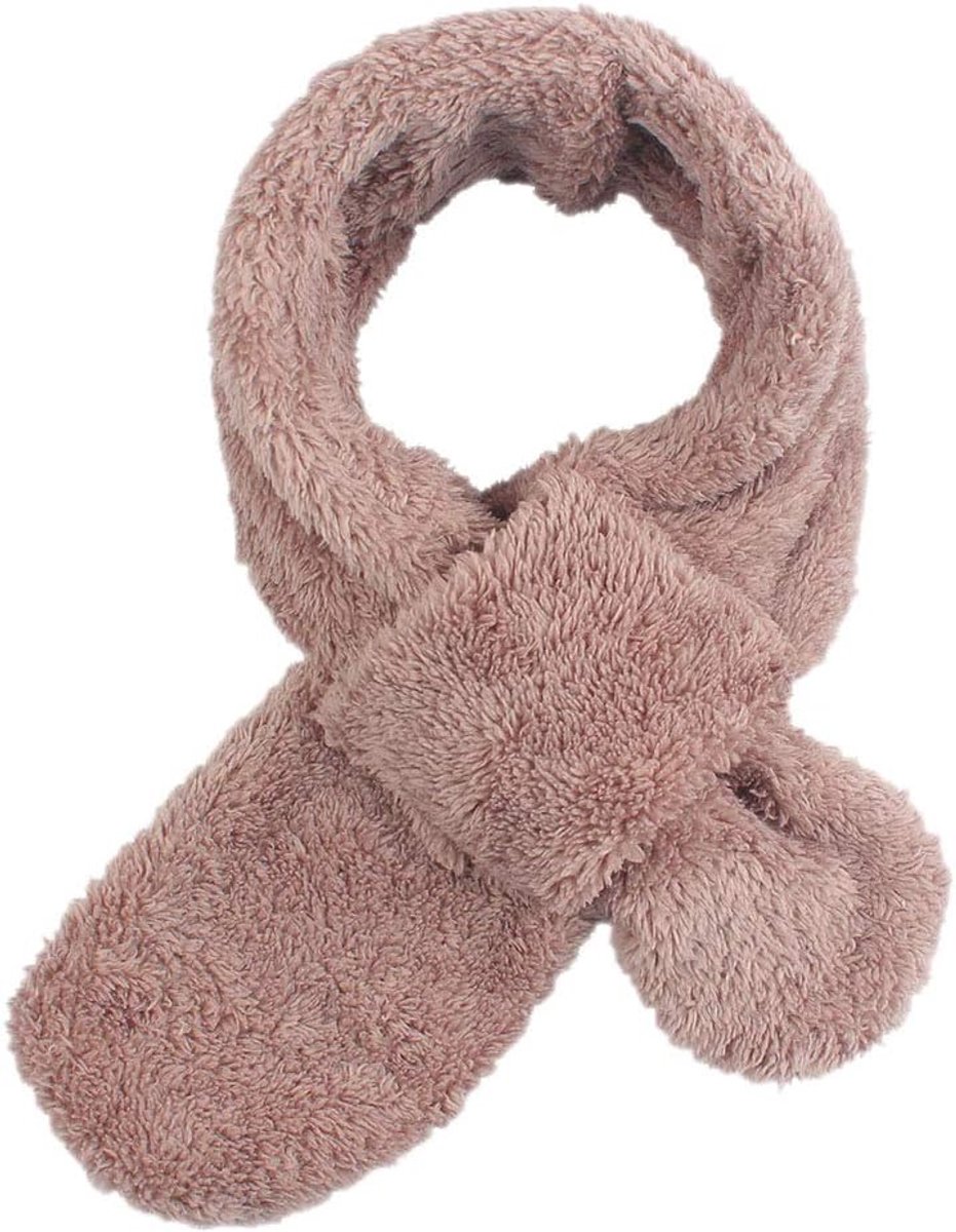 Winter Baby Sjaal Girl Boy Warme nek Cover voor Peuter Sjaals Plain Air(Khaki)