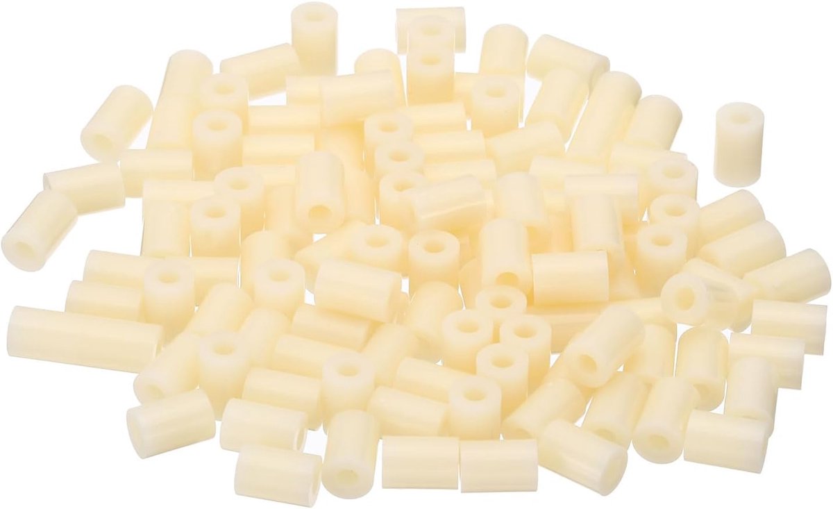 M3 Elektrische Stopcontact ABS Spacers, 120 Stuks 3,2mm ID, 7mm OD, 10mm Lengte Wassendragers Assortiment Kunststof Rond Zonder Draad, Schakelaar en Contactdoos Spacers voor M3 Schroeven