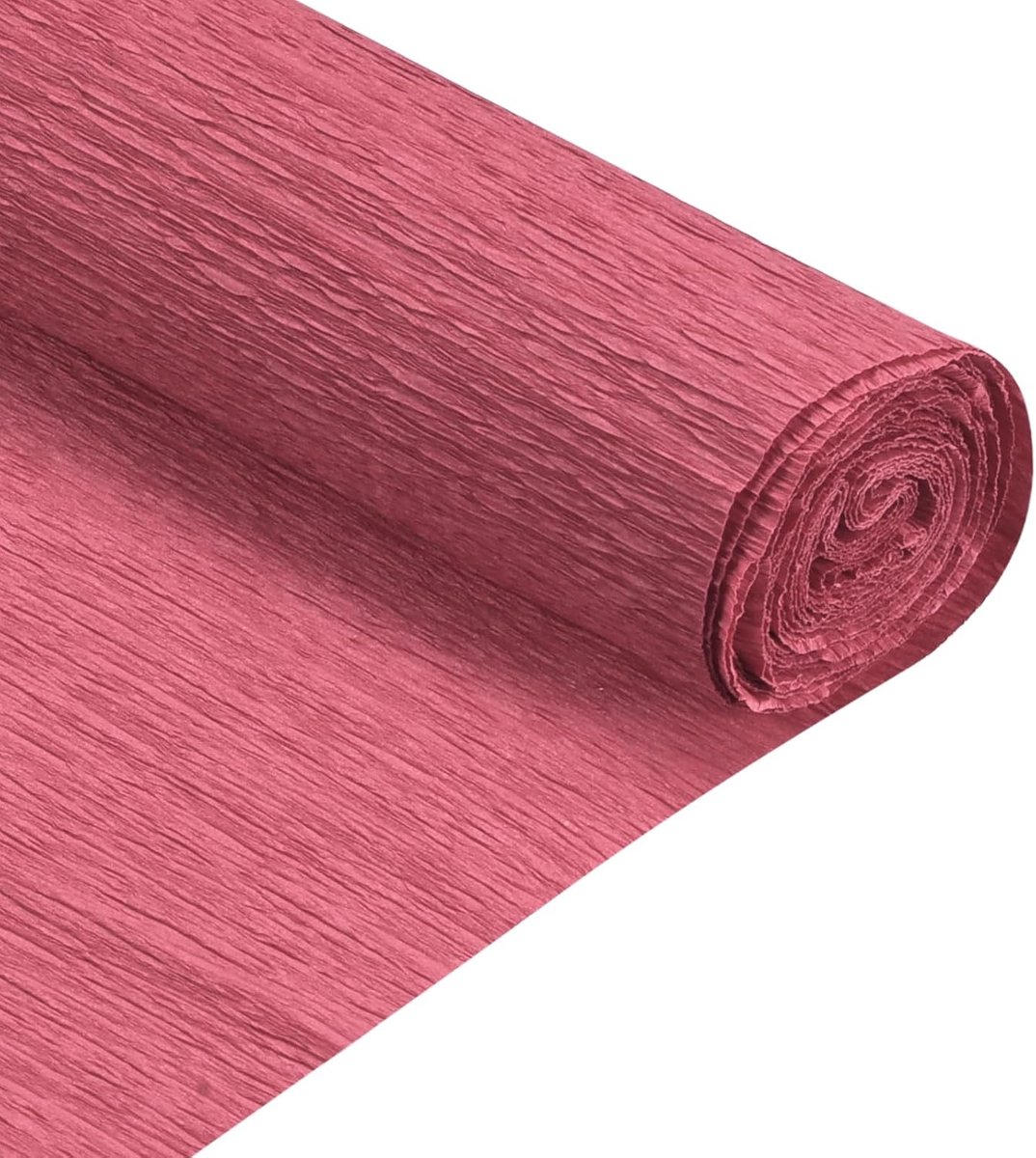 Crêpepapier 50 x 210 cm plooipapier, pastel crêpepapier, zijdepapier voor bloemisten crêpepapier om te knutselen, decoratie, geschenkverpakking, bloemen, donkerrood