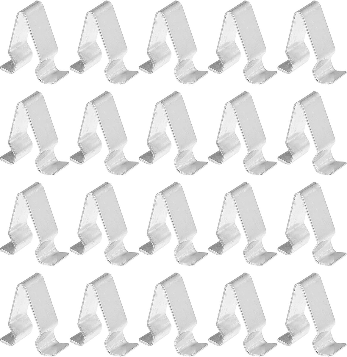 ABSOPRO 20 Stuks Kofferbak Paneel Trim Clip Compatibel voor VW, Zilverkleurig