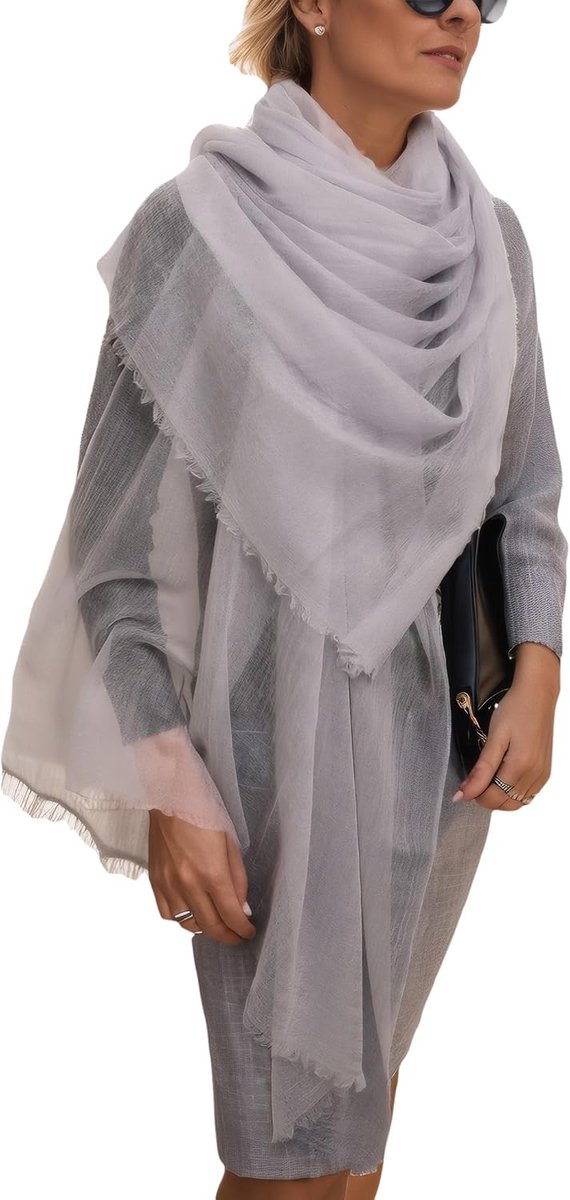 100% kasjmier vederlichte ring pashmina sjaal avondjurk stola van flinterdun 200 garen kasjmier draden