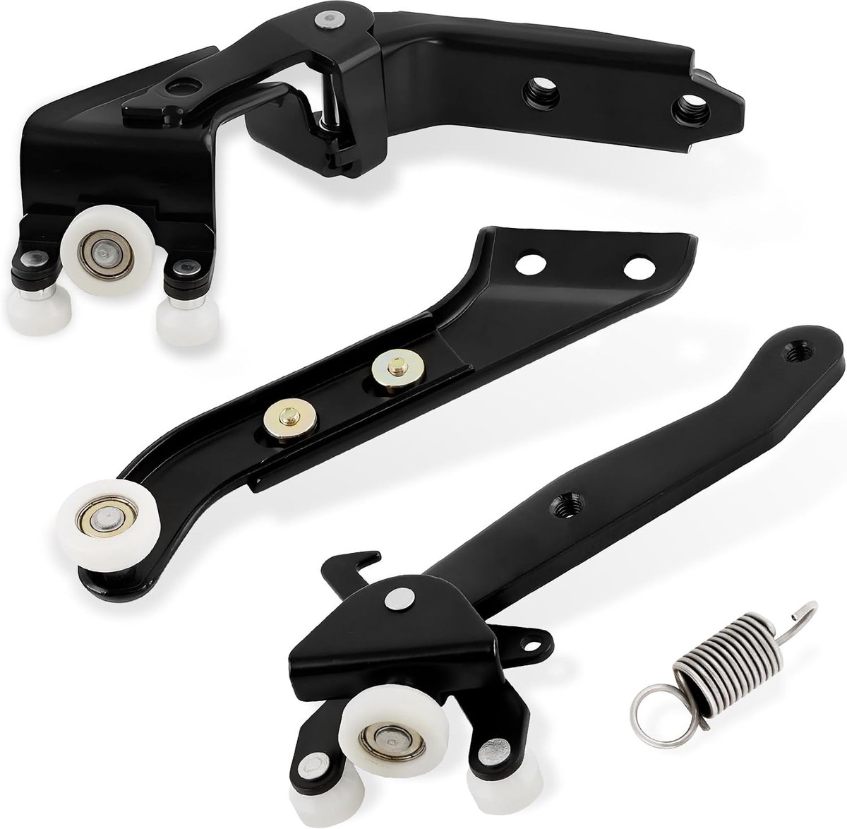 Schuifdeur Rolgeleider Set Rechts (Onder/Midden/Boven), Compatibel met VW Multivan T5 Transporter T5 2003-2015 - Vervangt OE# 7H0843436B 7H0843398F 7H0843398H 7H0843436D