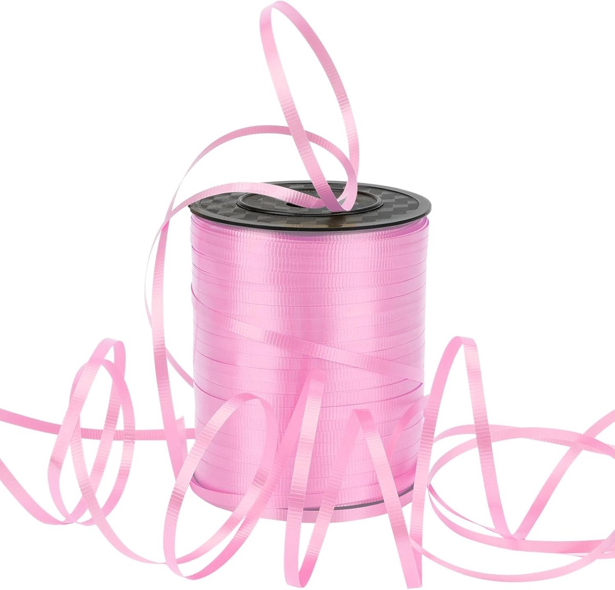 500 meter ringband cadeaulint (reliëf roze)