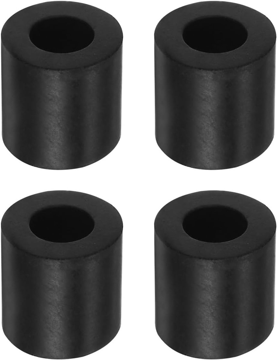 4 stuks rubberen ringen, rubberen afstandhouders, 20 mm AD, 10 mm ID, 20 mm dik, ronde neopreen trillingsdemperpads, isolatiebussen, afstandhouders