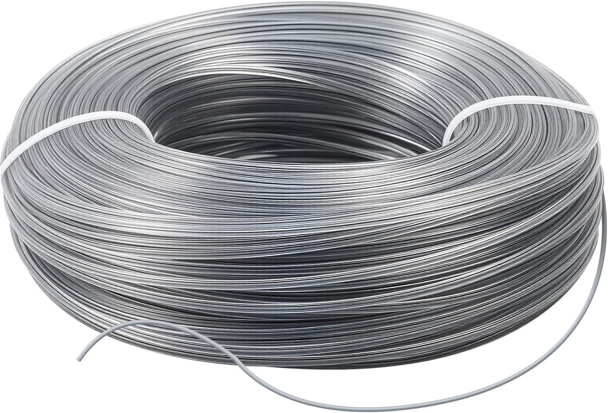 Draad 2 mm x 100 m, universele versterking sterprofiel bosmaaier draad, nylondraad voor bosmaaier, draad koord voor grastrimmer