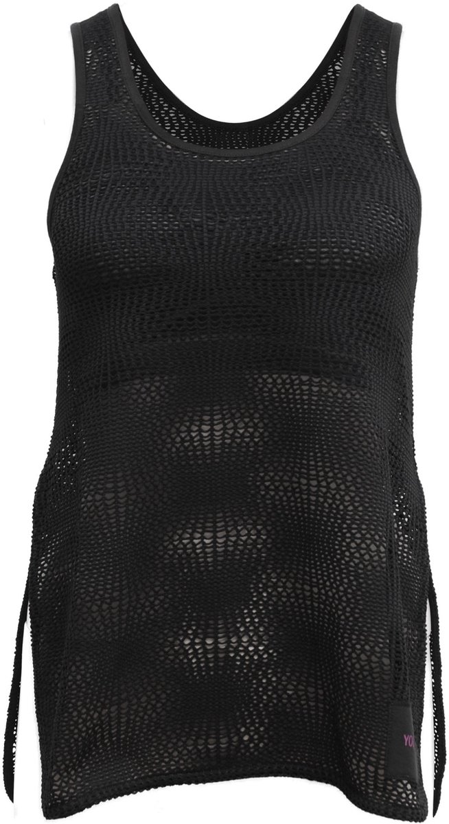Yoga-Mesh-Top "Roma" - black S Loungewear shirt YOGISTAR — afbeelding 3