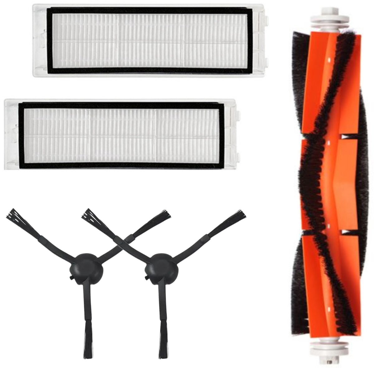 AreoSe - Onderhoudsset met filters en borstels voor Xiaomi Mi Robot Vacuum 1C | 2 Pro + | S10+ X10