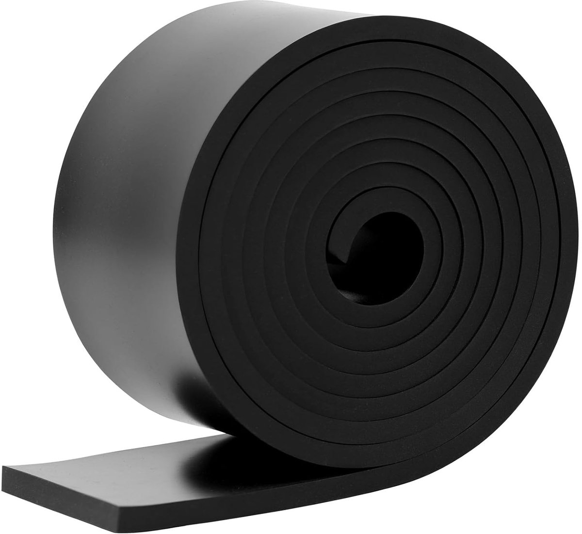 rubberen strip, 1 m x 40 mm x 3 mm, rubberen plaat | Neopreen rubber voor doe-het-zelvers, ter bescherming van vloerbedekkingen, anti-trilling, antislip
