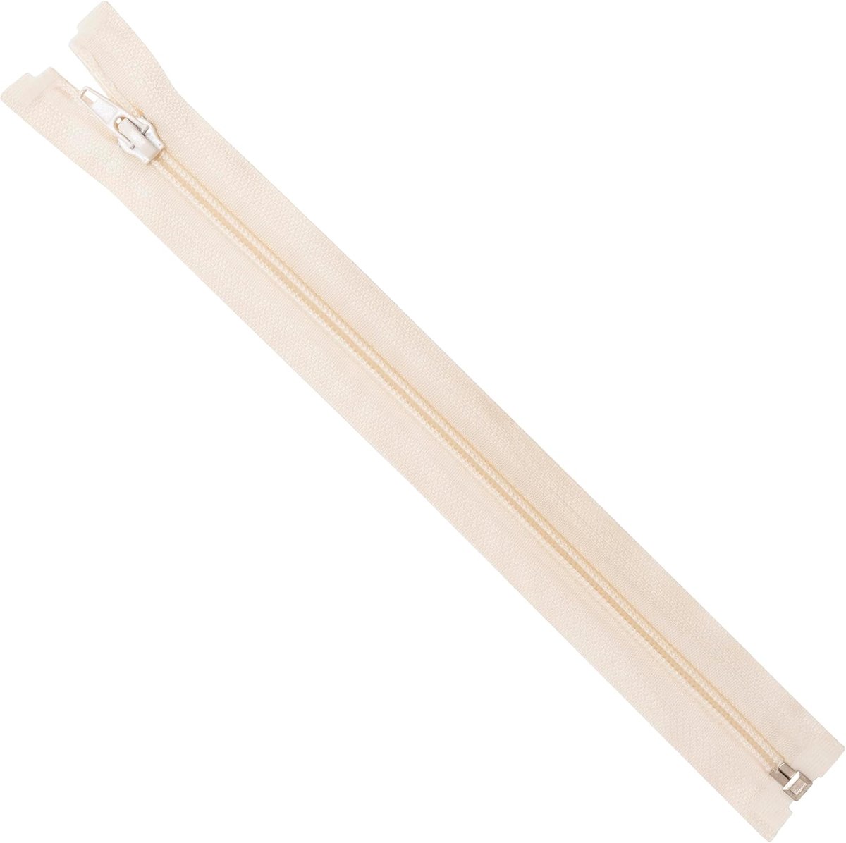 - Lot van 10 Afneembare Spiralritsen N°5 25 cm met slider - van metaal nylon polyester - kleur licht perzik - naaiprojecten DIY textiel
