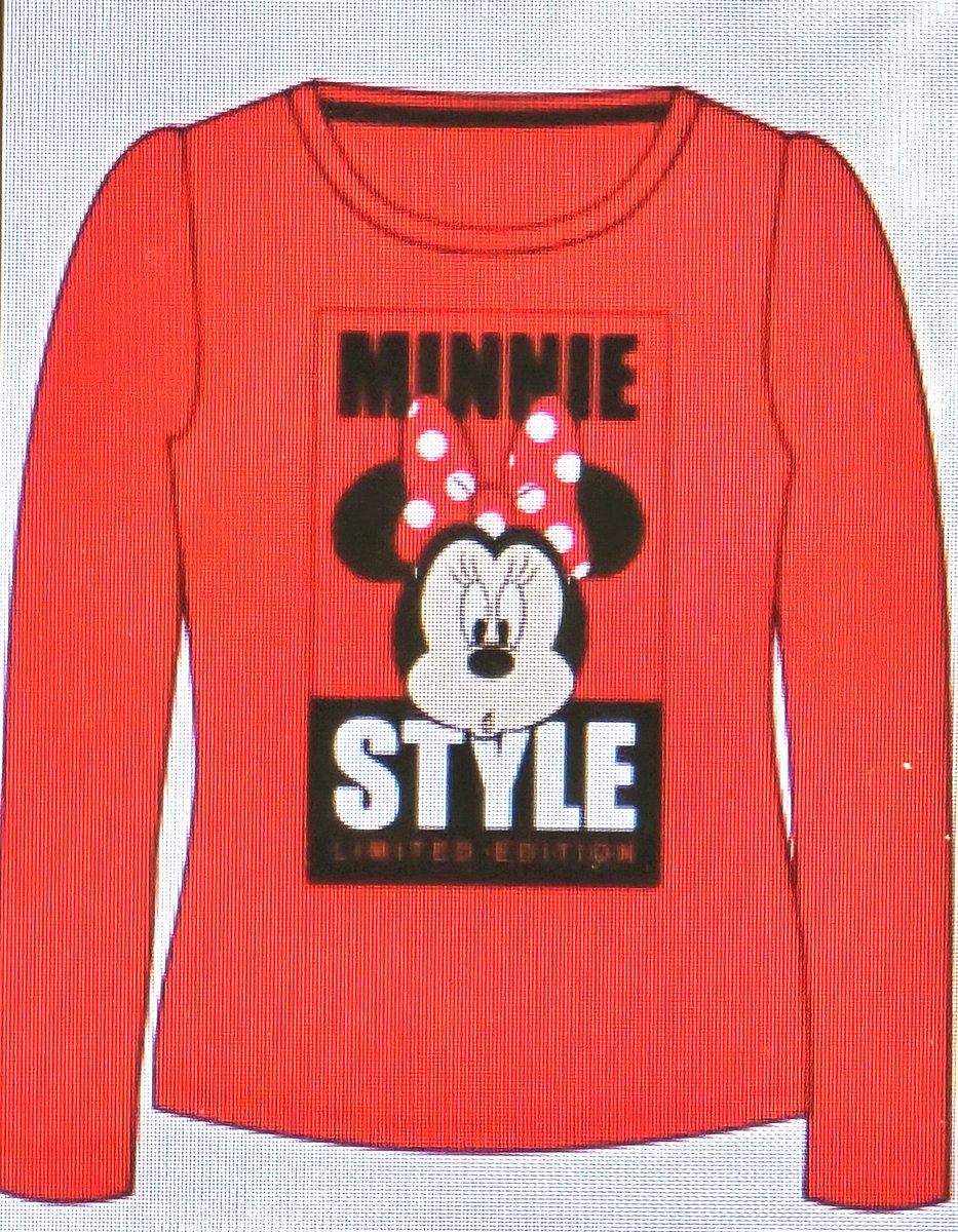 Disney Minnie Mouse T-shirt Rood Maat 110