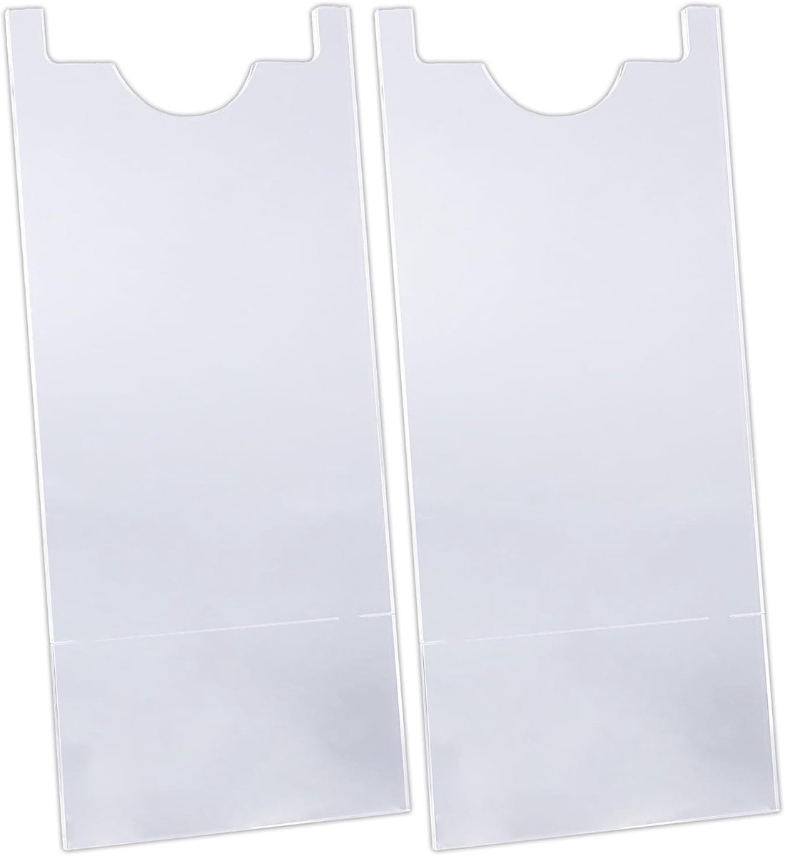 2st Transparante Bank & Bed Stopper, 23x10cm Universeel Acryl Muur Spacer Meubel Stoppers voor Bank Bed Bescherming Voorkomt Brand Risico’s Gemakkelijk Stopcontact Toegang Muur Beschermer