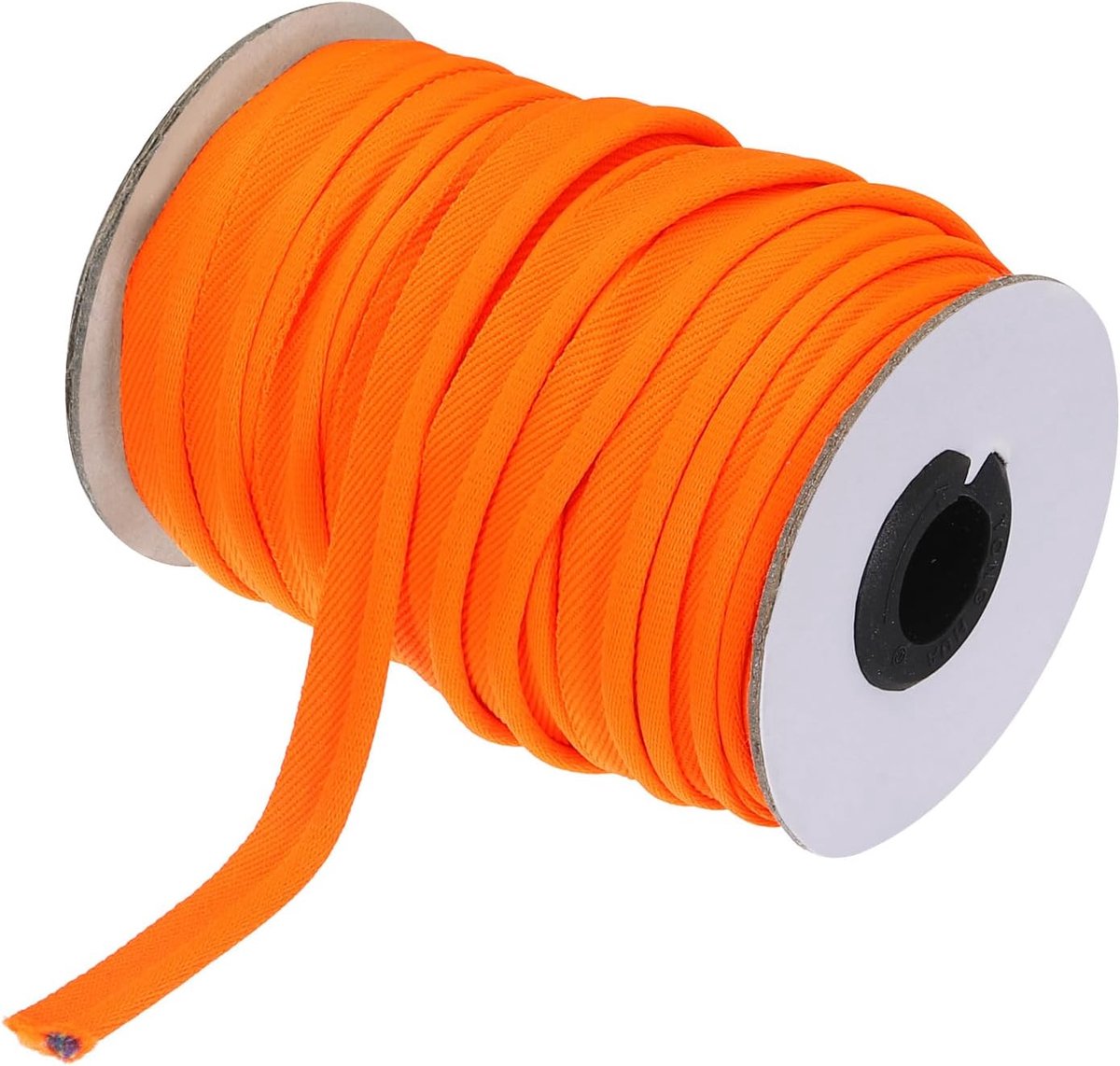 sourcing map Paspel Koord 30 yards 1/2 inch paspel band voor naaien DIY handwerk stoffen rand trimmen oranje