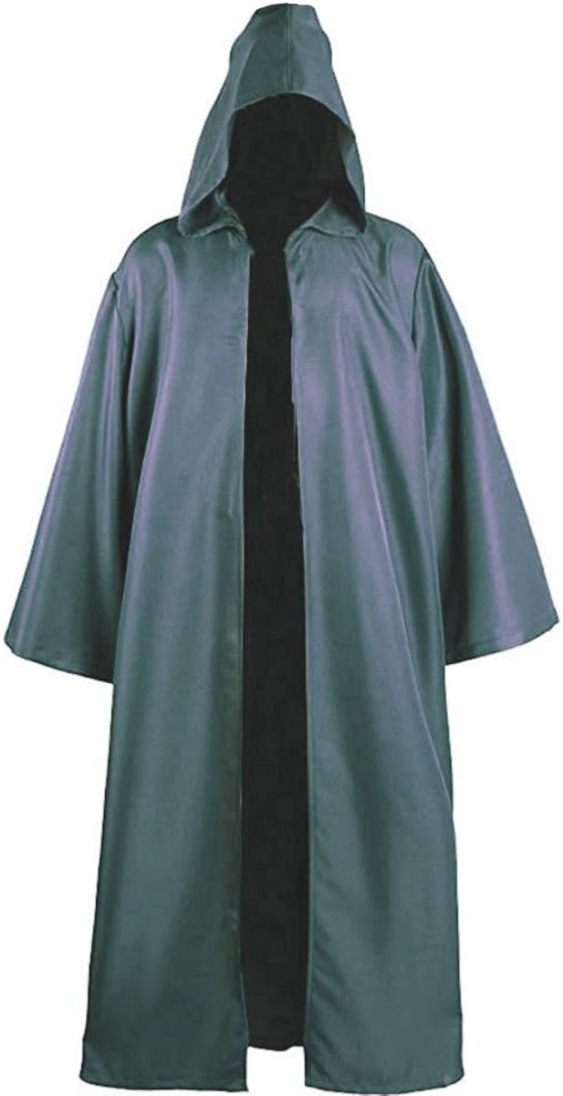 service Halloween kostuum voor volwassenen, tuniek, hoodies gewaad cosplay capes, grijs, S