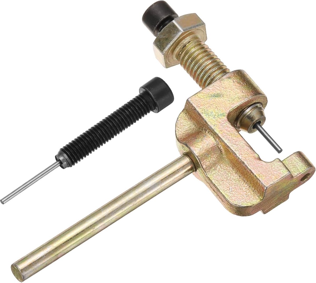 Kettingspanner voor fietsketting 04C/25# met pen, 2 mm, reparatiegereedschap voor het snijden van fietskettingen voor motorfiets, ATV, fiets