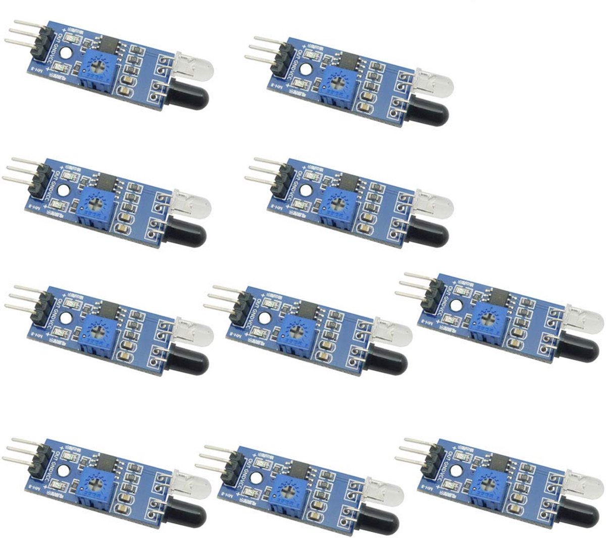 Infrarood botsings- en obstakelsdetectie sensormodule voor Arduino voor slim robotauto