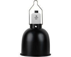 Dome Lampfitting E27, reptielen aluminium reflectorlamp 5,5 inch (max 100 W) voor warmtelamp, UVA UVB lamp, keramische verwarmingslamp, warmtelamp schildpadden