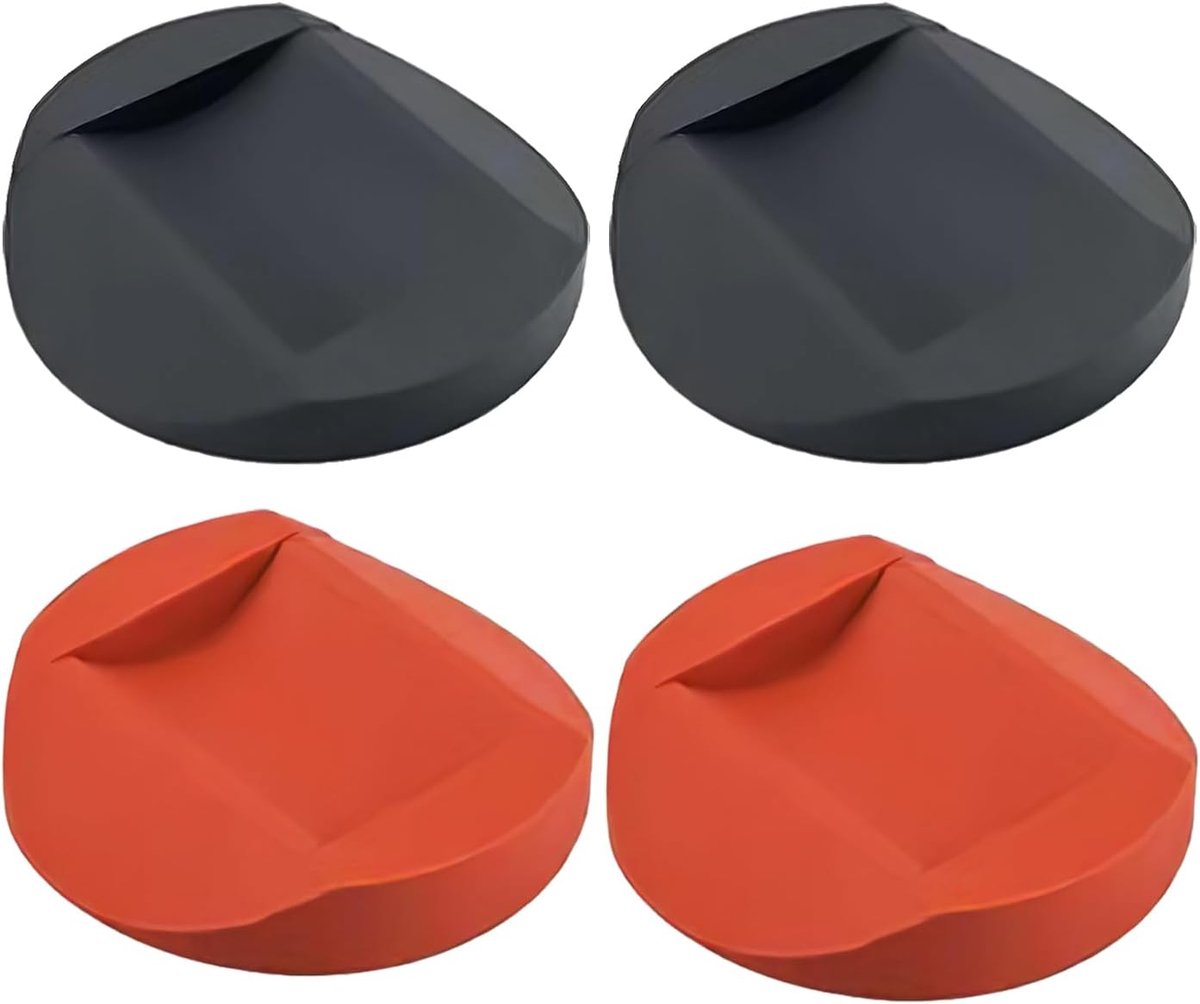 Set van 4 antislip bedstoppers - Zelfklevende rubberen wielen - Voor slaapbankpoten