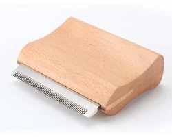 | De ideale hulp bij het verharen van uw paard | De beste striegel voor paarden tijdens het verharen | Borstel speciaal voor het verwijderen van ondervacht en losse haren | (11cmx6cm)