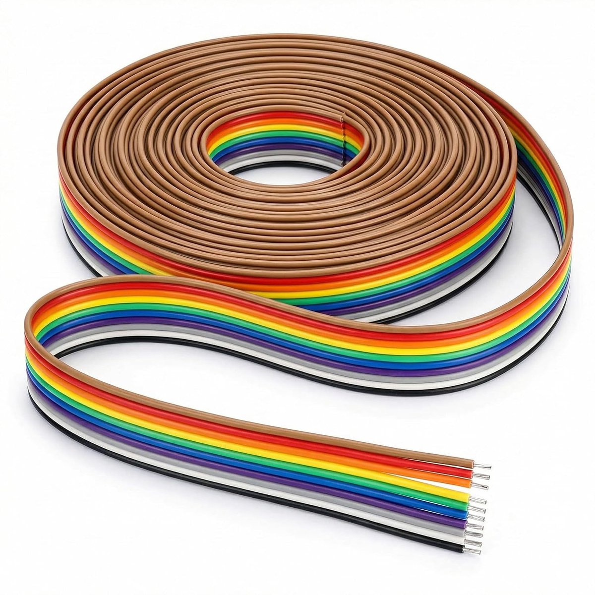verbindingskabel Breadboard-kabel 10-pins 1,27 mm pitch voor 2,54 mm headerconnectoren, 6M