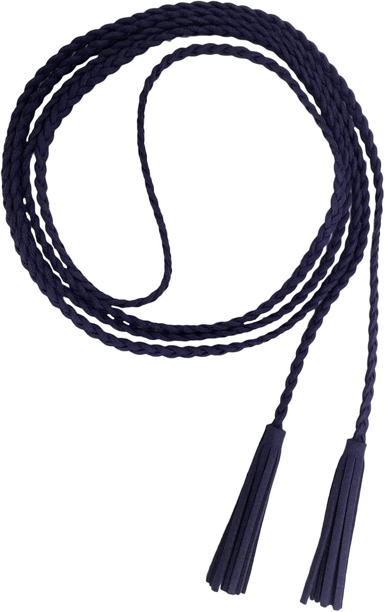 Vrouwen Taille Riem Met Geweven Kwastjes Ketting voor Rok en Jurk