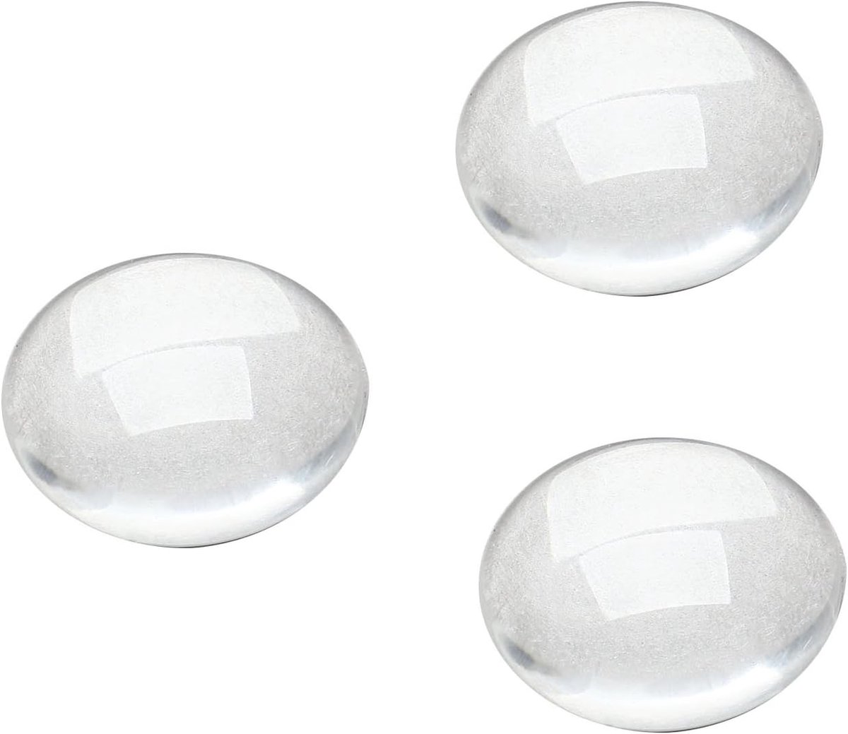 50 stuks Crystal Clear ronde cabochons platte achterkant glazen koepel voor DIY sieraden maken 14 mm