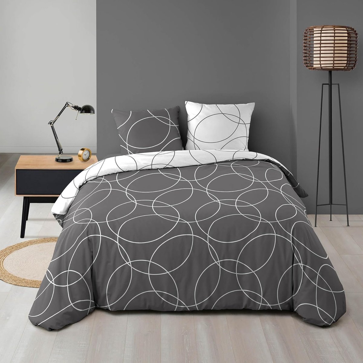 douceur d'Intérieur Beddengoed, polyester, meerkleurig, 220 x 240 cm, meerkleurig, 240 x 220 cm
