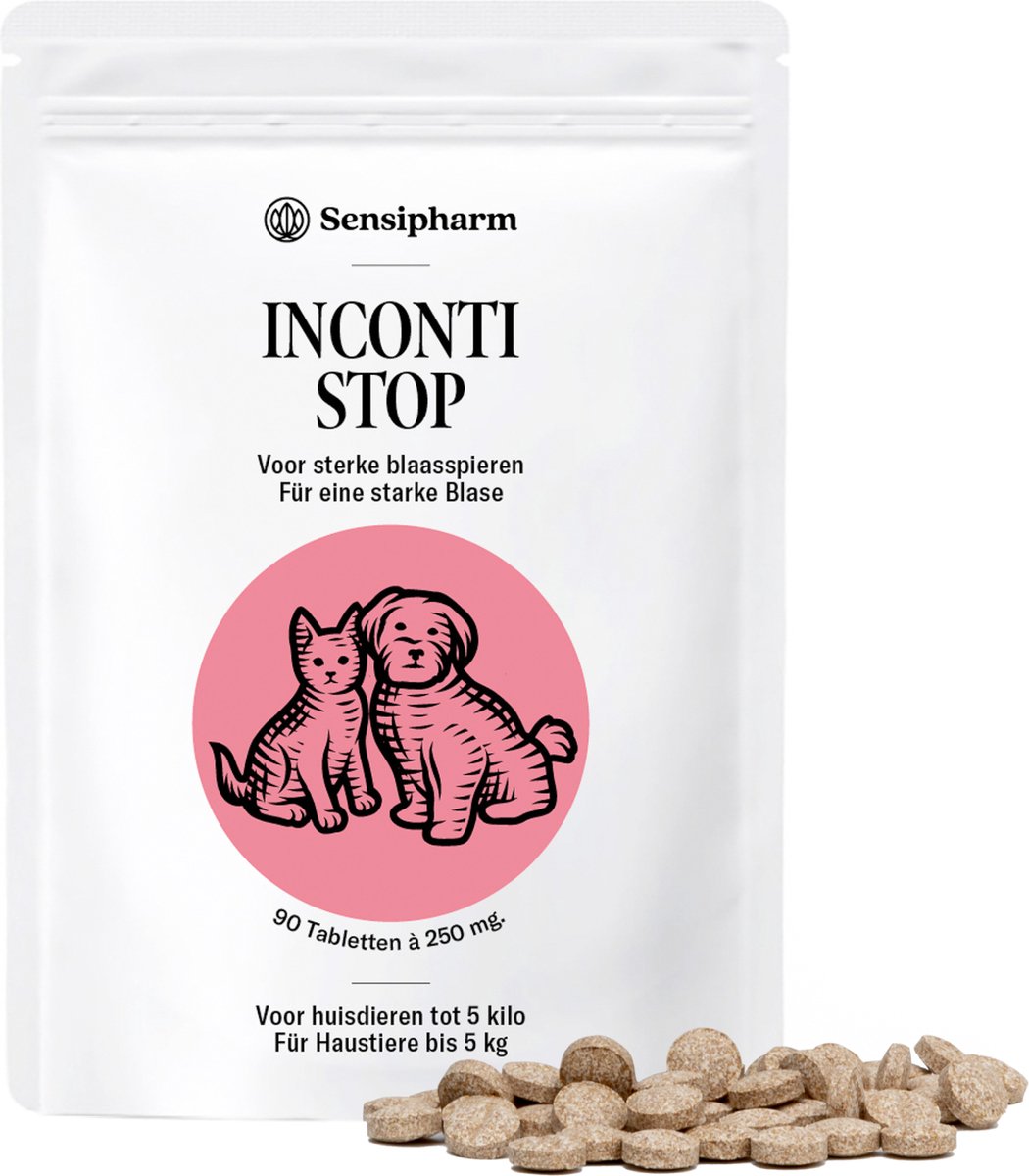 Sensipharm® Inconti Stop 250 mg - Incontinentie & Urineverlies Hond & Kat - 90 Tabletten