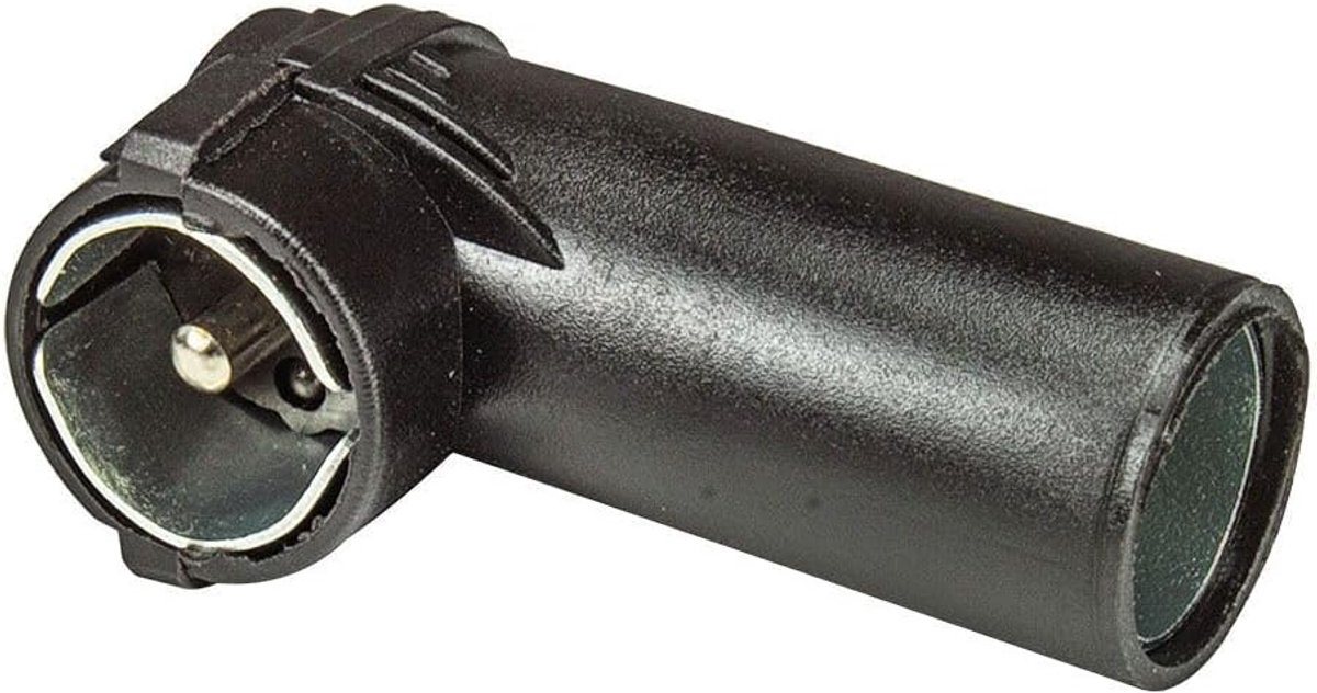 tomzz Audio 1500-003 antenneadapter DIN 150 OHM op ISO 50 OHM oud op nieuw, hoekstekker, kunststof mantel