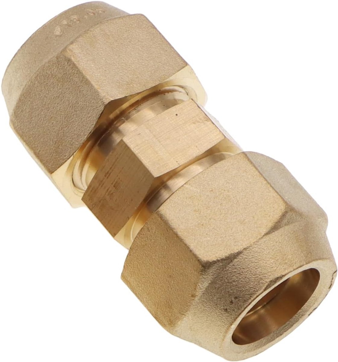 Koperen Pijp Extension voor Gezamenlijke Dubbele Connector Intermediate Verbindingskop Gratis Lassen Butt Koper Buis Diameter 6-19mm Flare Moer
