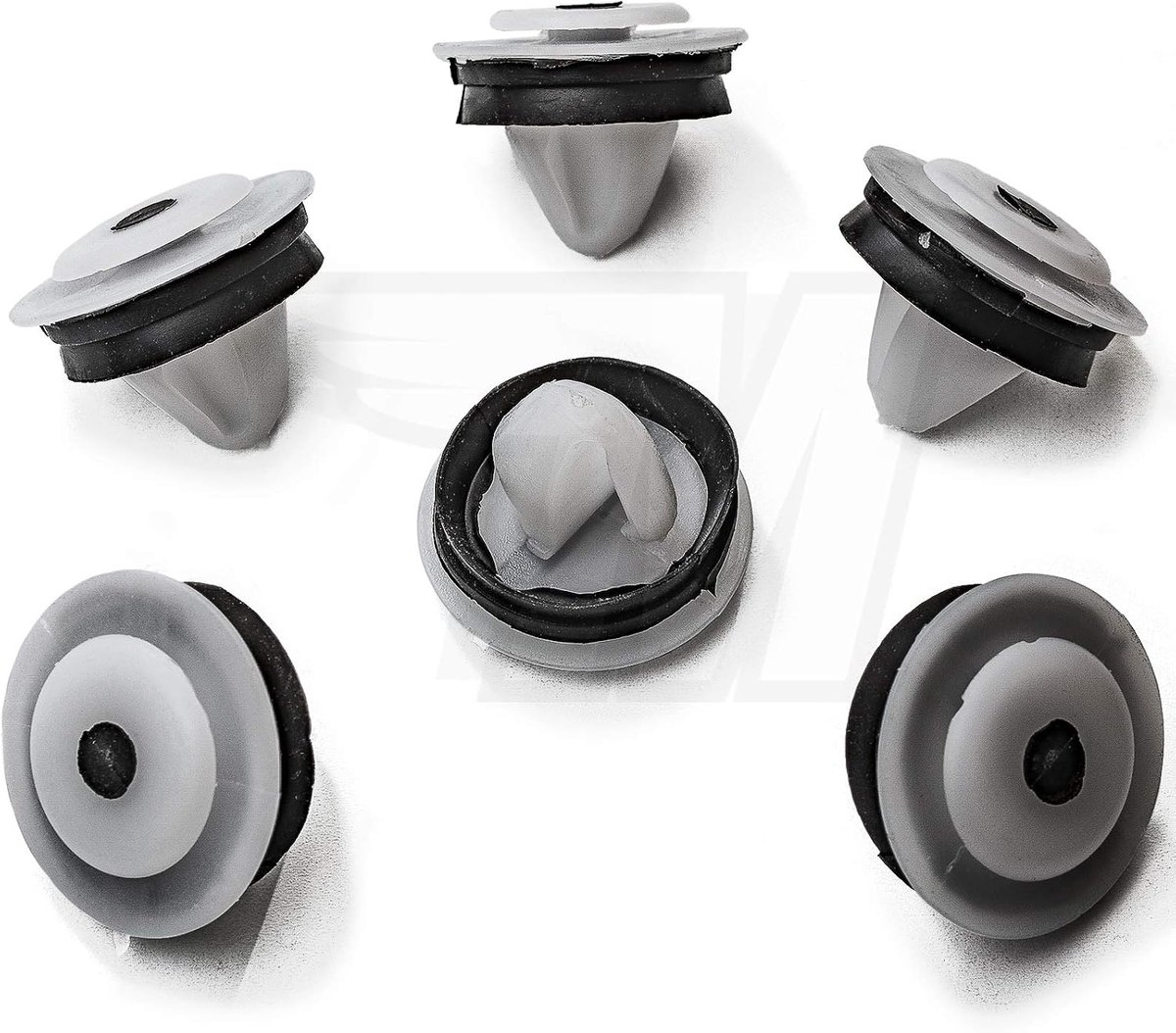 Bevestigingsclips - Schuifdeur clips - Auto reparatie - Met afdichting - 20 stuks - Wit