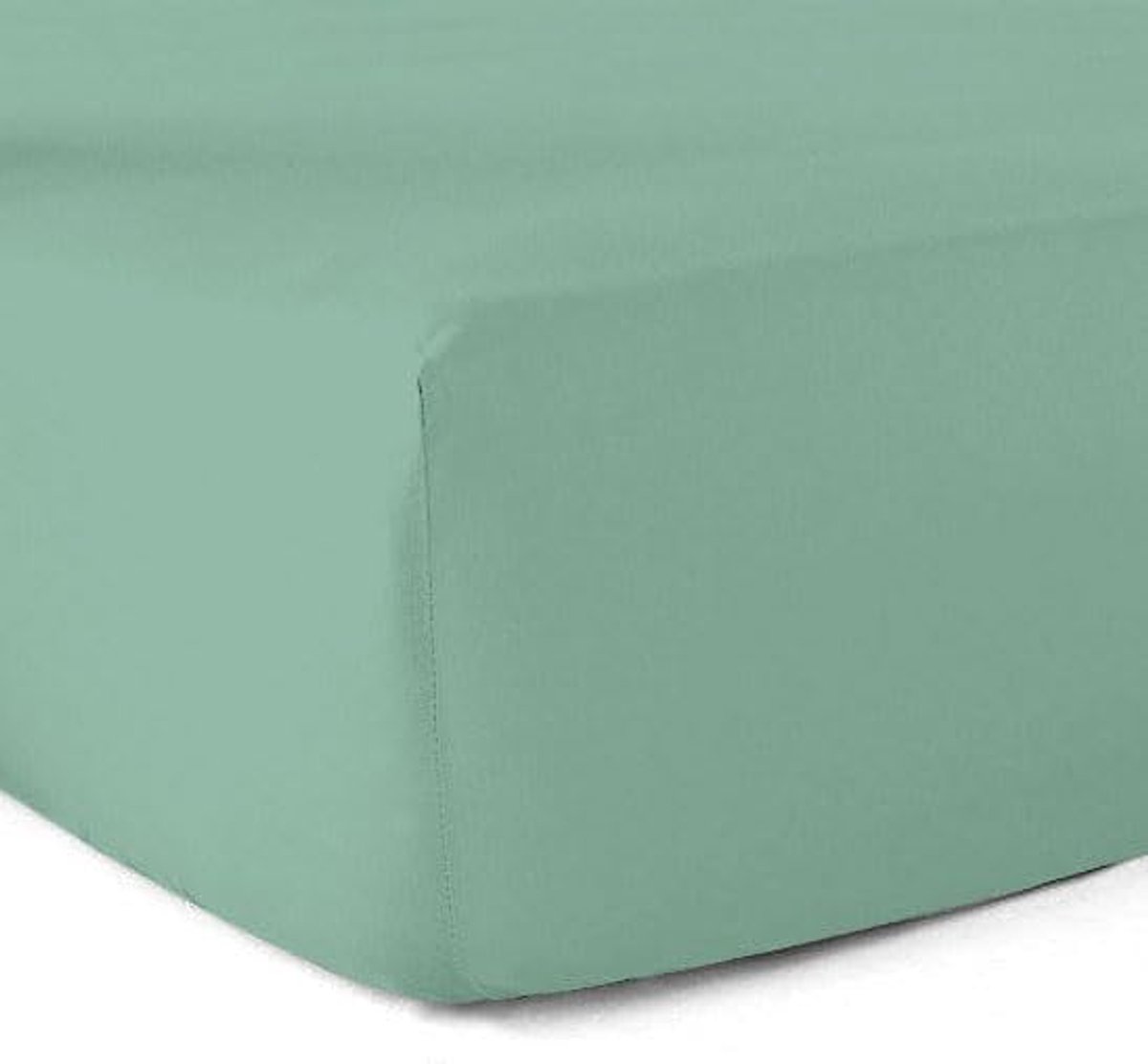 Hoeslaken, 100% katoen, 57 draden/cm², 90 x 190 cm, spanhoogte 30 cm