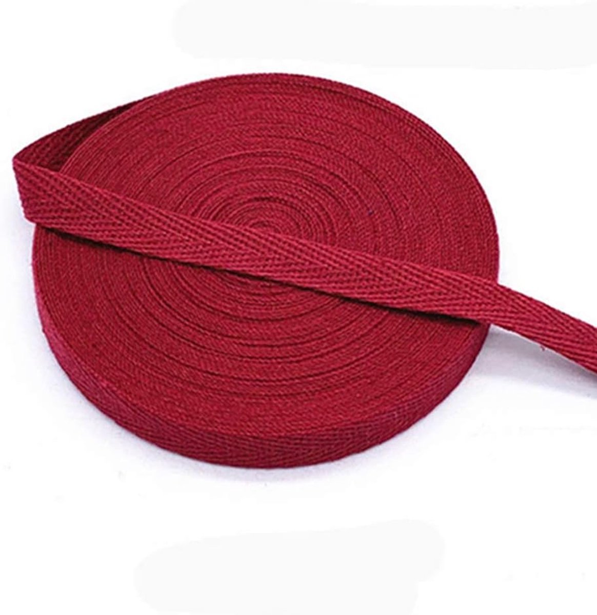 katoenen band 45 m x 10 mm zachte stof keperstof katoenen band katoenen koord biasband om te naaien
