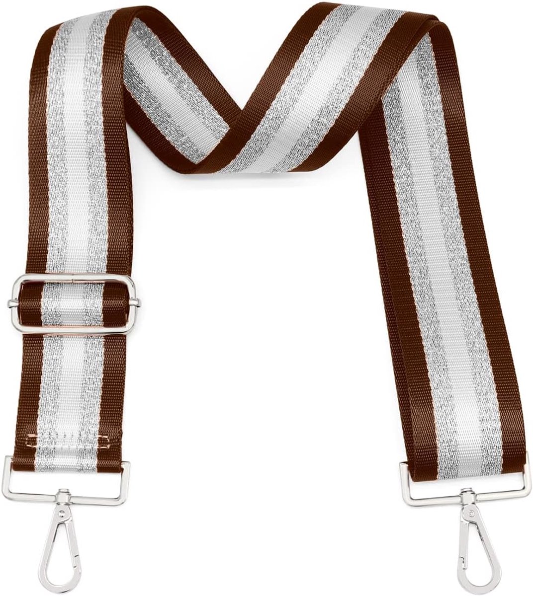 5 cm Schoudergordel voor Taschen Meerkleurige verstelbare brede schoudergordel, schouderriemen voor Taschen für Damen und Herren 80-140cm
