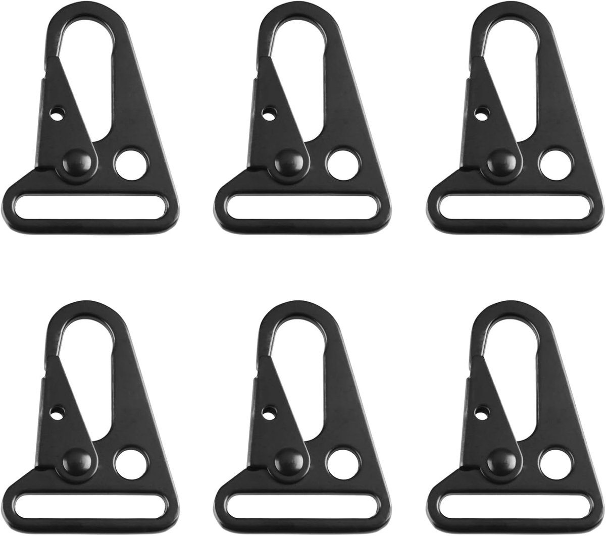 Tactische Gear Clips Vergrote Mond Clip Haken Tactische Gear Karabijnhaak Metalen Sleutelhanger Gesp Hang Gesp Sling Clips voor Rugzak Buitenshuis Activiteit Dagelijks Gebruik