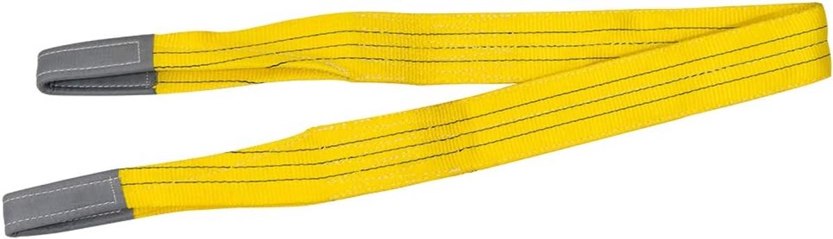 47103219 Hefband WLL 3.000 kg, lengte 2 m, breedte 90 mm, geel