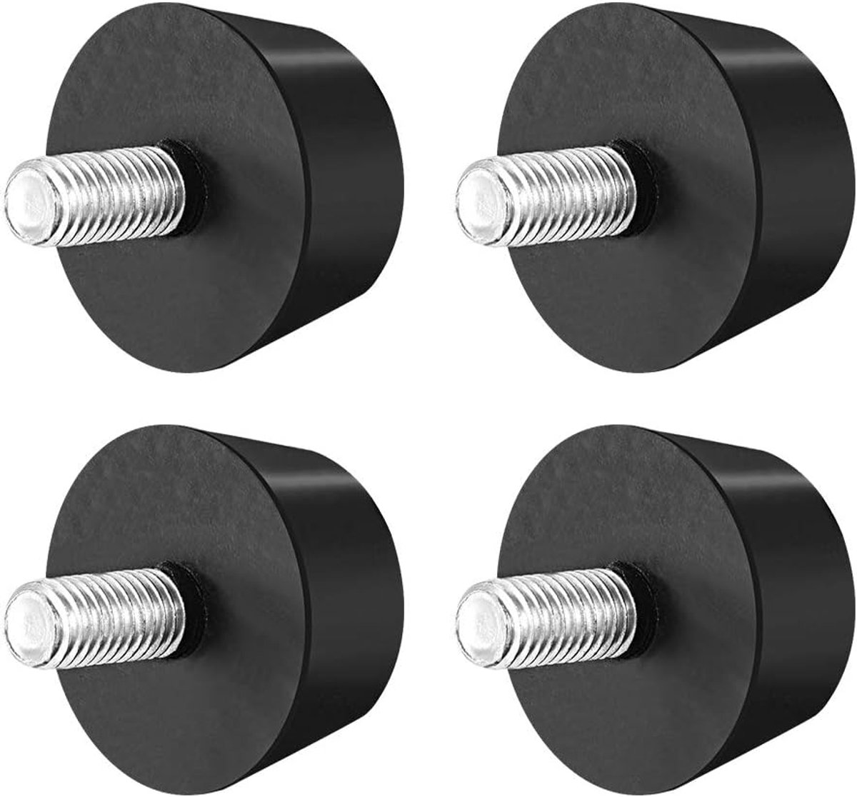 sourcing map rubberen conische trillingsdemper met M8 x 23 mm bout 1,46" x 1,18" (38*M10*20)-4pcs