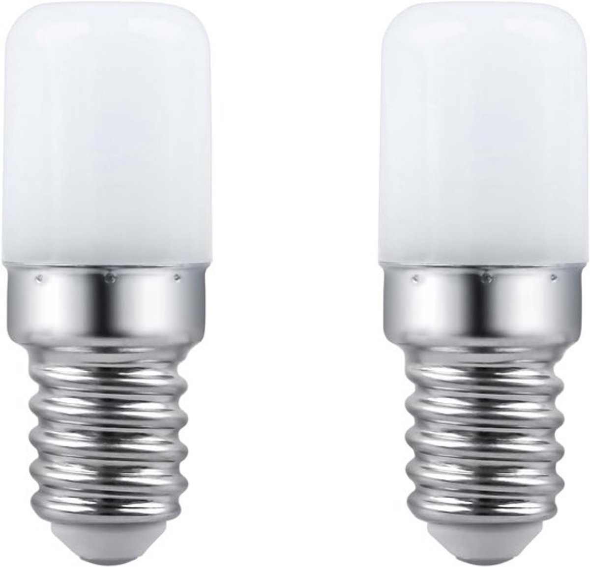 E14 LED Koelkastlampje 3W AC 230V, 300LM Koel Wit 6000K, Niet Dimbaar, Vervangend voor 30W Gloeilamp, Ideaal voor Koelkast, Vriezer en Nachtlampje, Verpakking van 2 Stuks