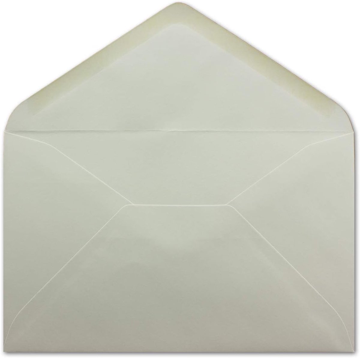 100 DIN B6 enveloppen wit - 12,5 x 19,5 cm - 90 g/m² natlijm - voor uitnodigingen, kerstkaarten, wenskaarten - envelop zonder raam -